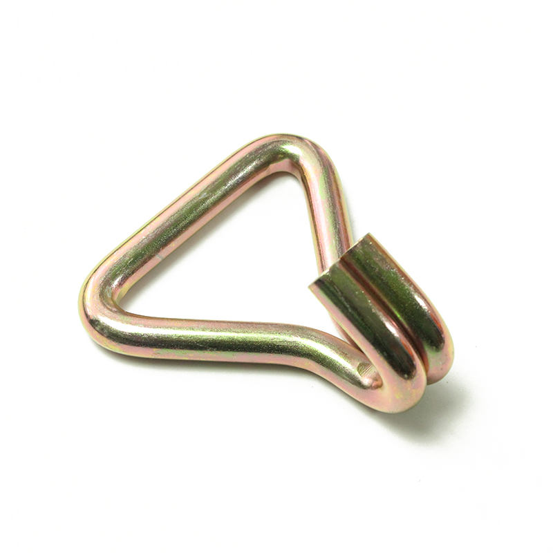 3 pouces 10 tonnes jaunes zinc plaqués JOK J HORD HEURD DUTUT DOUBLE J Crochet