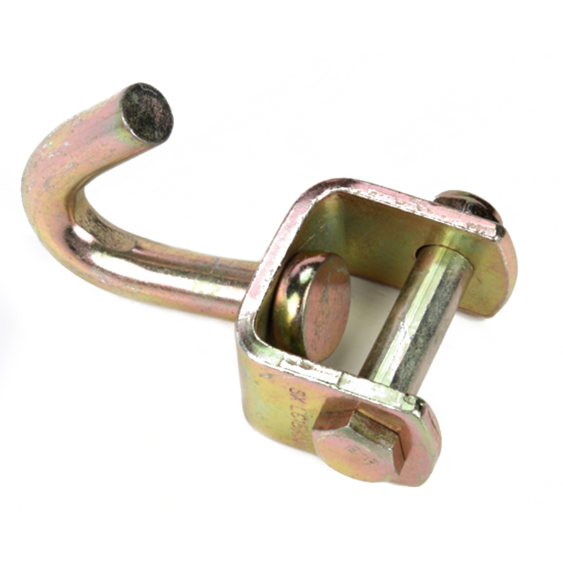 Crochet de fenêtres de sécurité de 2 pouces avec vis de tapotement à oeybolt, crochet à vis de fil métallique