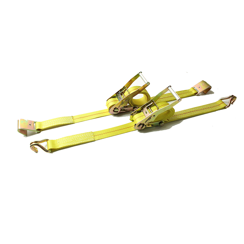 2 pouces 50 mm * 5t 11000lbs à crochet plat Tie à rattrapage à cliquet