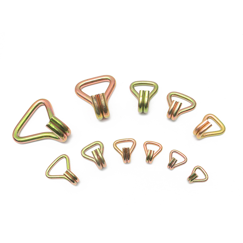 3 pouces 10 tonnes jaunes zinc plaqués JOK J HORD HEURD DUTUT DOUBLE J Crochet