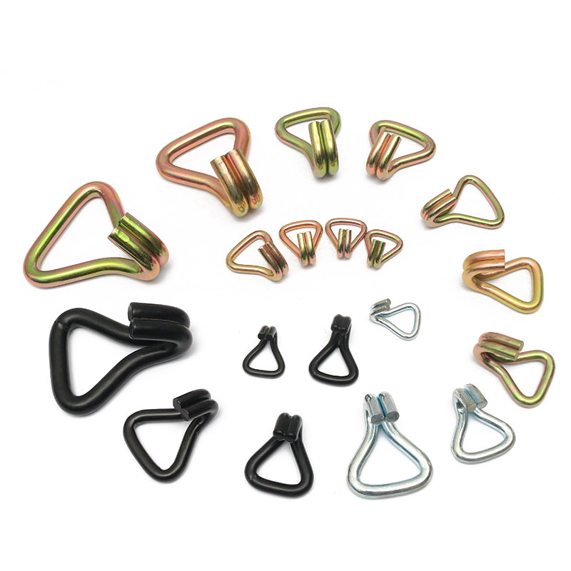 3 pouces 10 tonnes jaunes zinc plaqués JOK J HORD HEURD DUTUT DOUBLE J Crochet