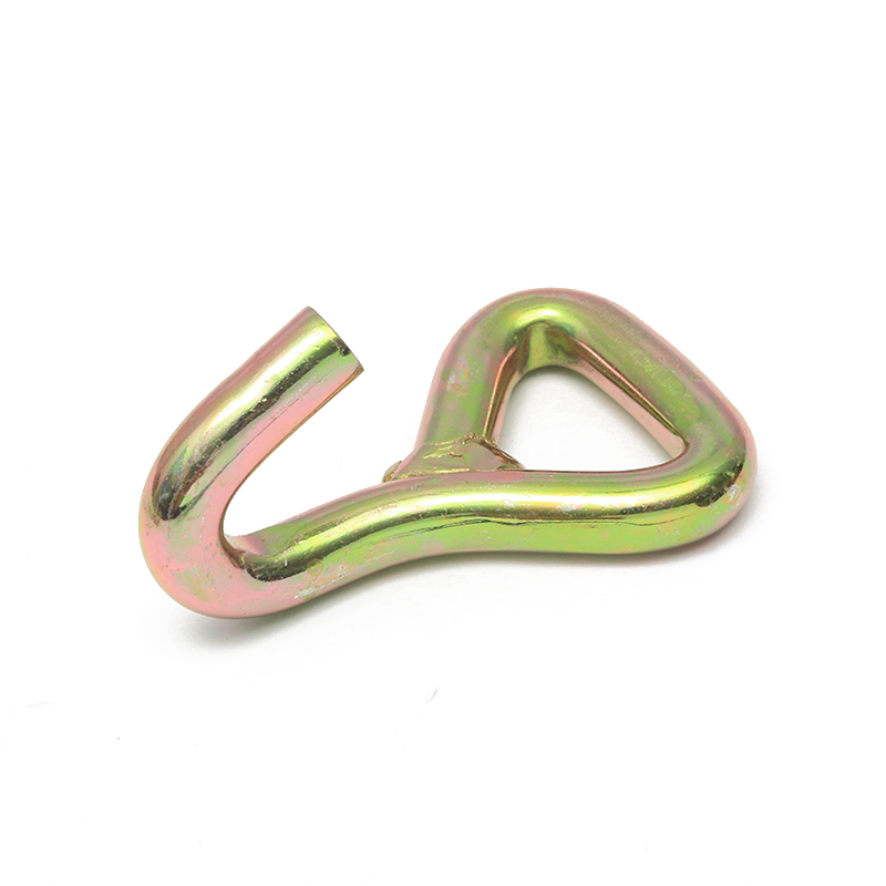 1,5 pouce 3T Jaune Zinc plaqué j Hook Metal Single J crochet