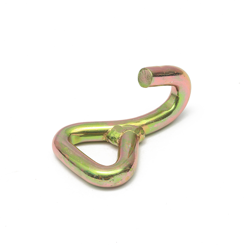 1,5 pouce 3T Jaune Zinc plaqué j Hook Metal Single J crochet