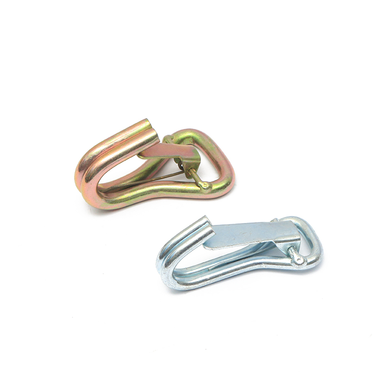 1,5 pouce 2T Galvanisé Double J Hook avec crochet de verrouillage