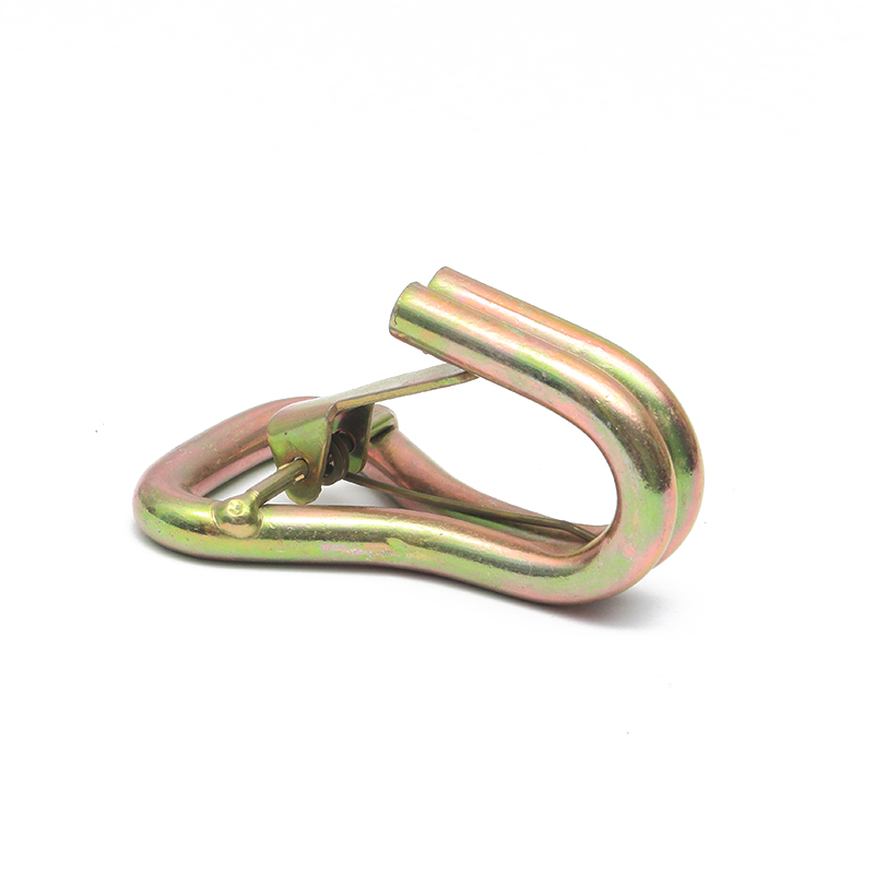 1,5 pouce 2T Galvanisé Double J Hook avec crochet de verrouillage