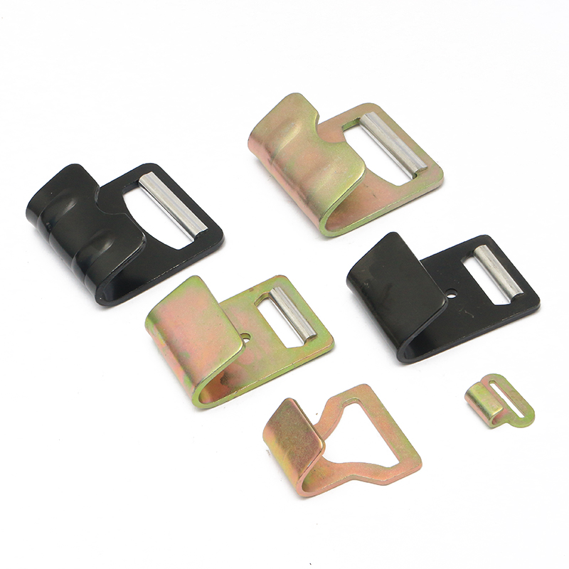 2 pouces Black E-Coating Metal Flat J Hook