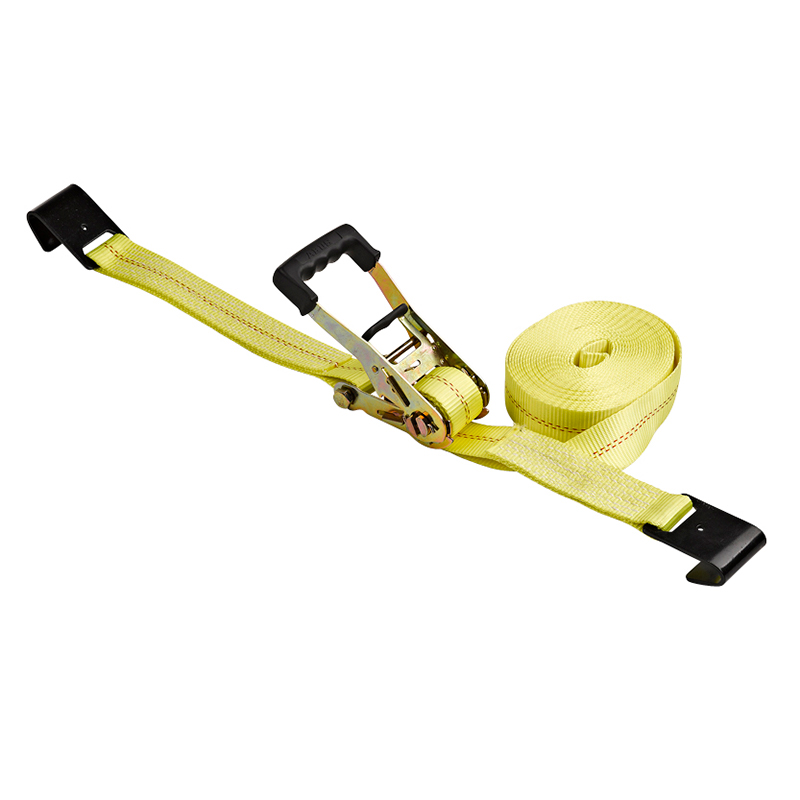 2 pouces 50 mm * 5t 11000lbs à crochet plat Tie à rattrapage à cliquet